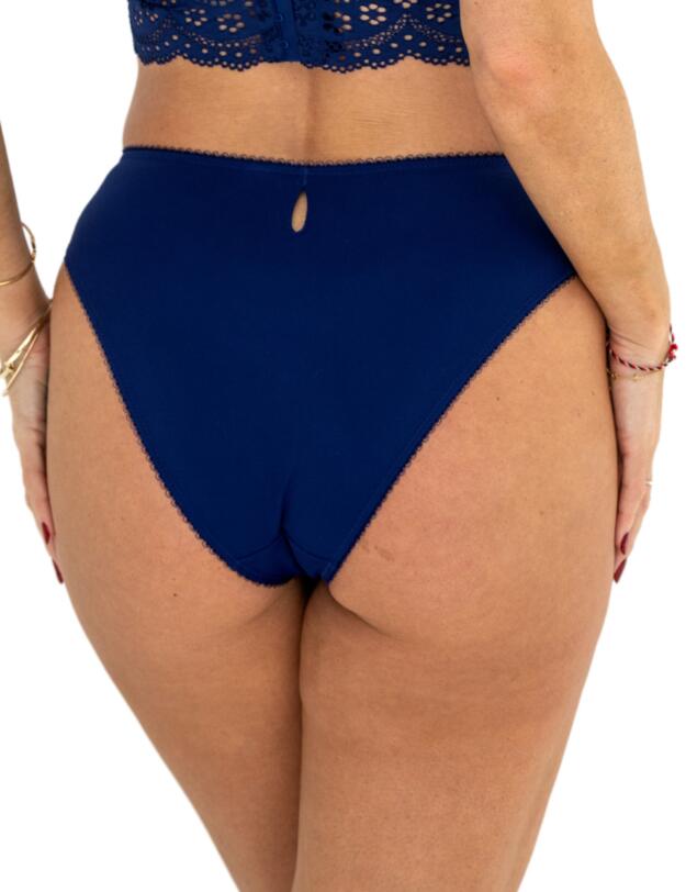 Pour Moi Swoon High Waisted Brief Navy