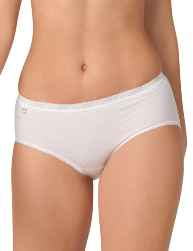 Sloggi Basic Midi Brief 2 Pack White 