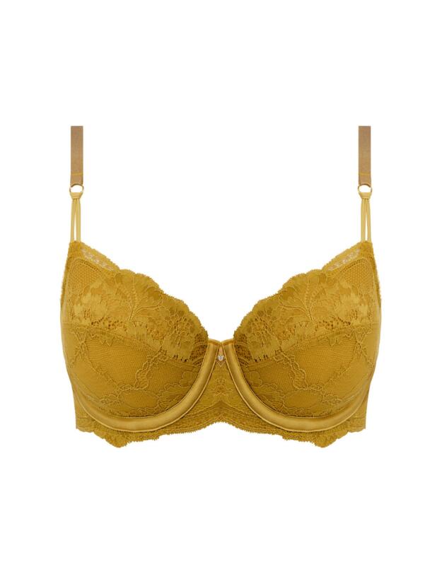 Wacoal Natsuki Lace Balcony Bra Antique Gold