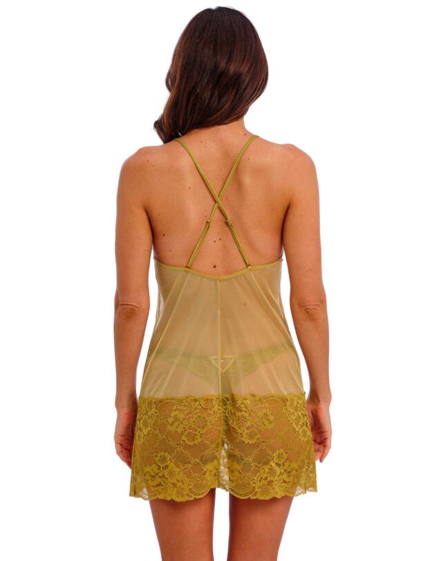 Wacoal Natsuki Lace Chemise Antique Gold