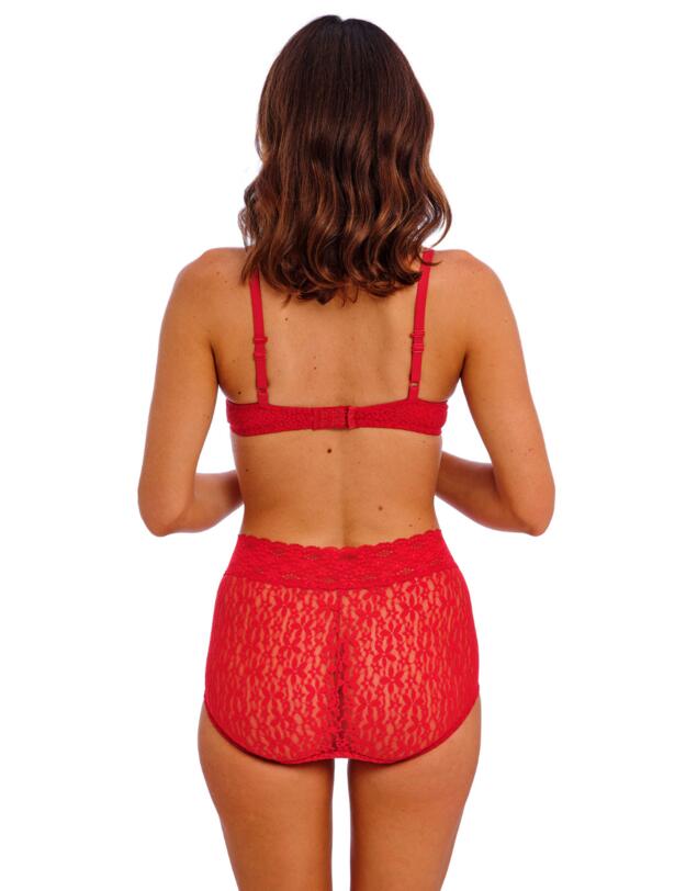 Wacoal Halo Lace Full Brief Equestrian Red