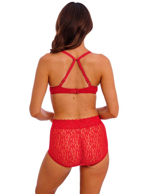 Wacoal Halo Lace Full Brief Equestrian Red
