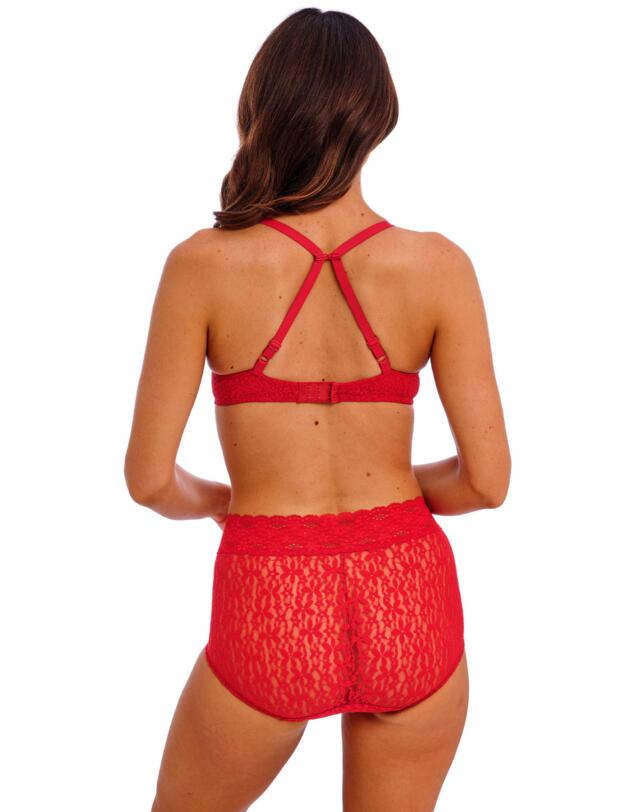 Wacoal Halo Lace Moulded Bra Equestrian Red 