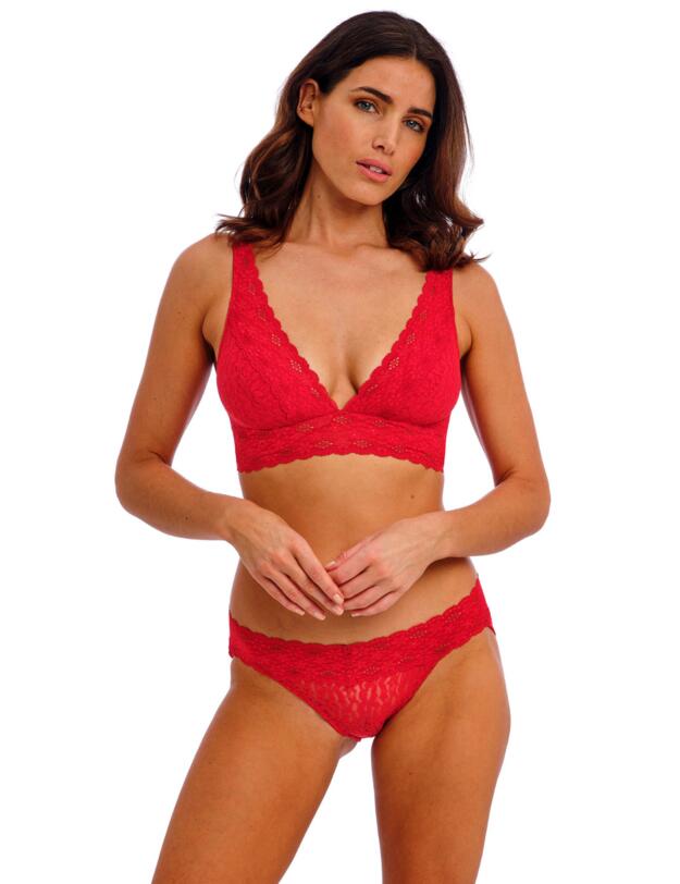 Wacoal Halo Lace Brief Equestrian Red