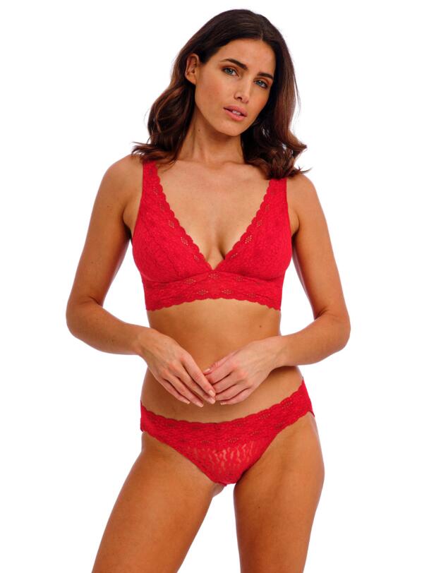 Wacoal Halo Lace Soft Cup Bra Equestrian Red