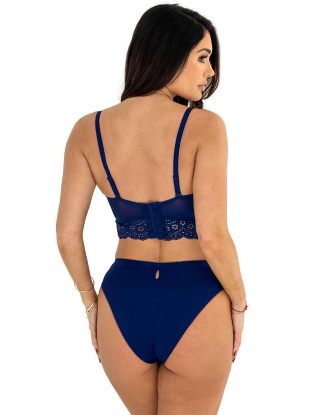 Pour Moi Swoon Longline Bra Navy