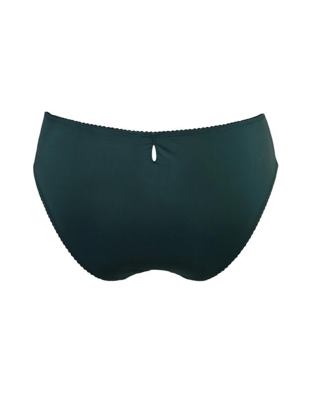 Pour Moi Sofia Embroidered Brief Forest/Teal