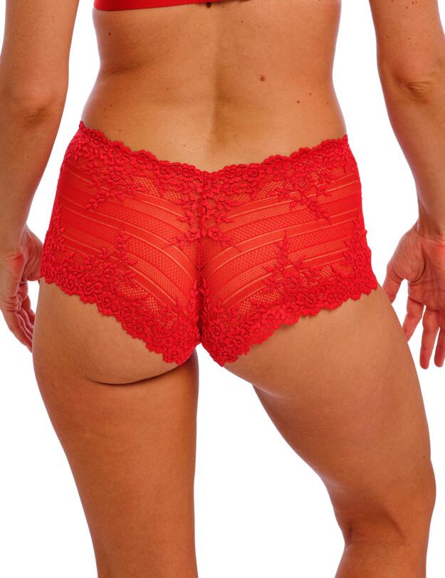 Wacoal Embrace Lace Boy Short Equestrian Red