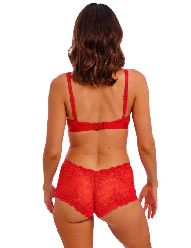 Wacoal Embrace Lace Boy Short Equestrian Red