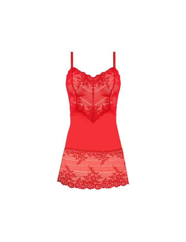 Wacoal Embrace Lace Chemise Equestrian Red