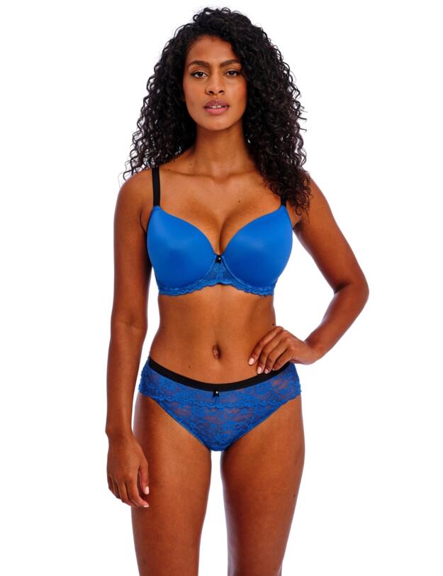 Freya Offbeat Moulded Demi T-Shirt Bra Dazzling Blue