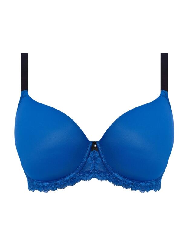 Freya Offbeat Moulded Demi T-Shirt Bra Dazzling Blue