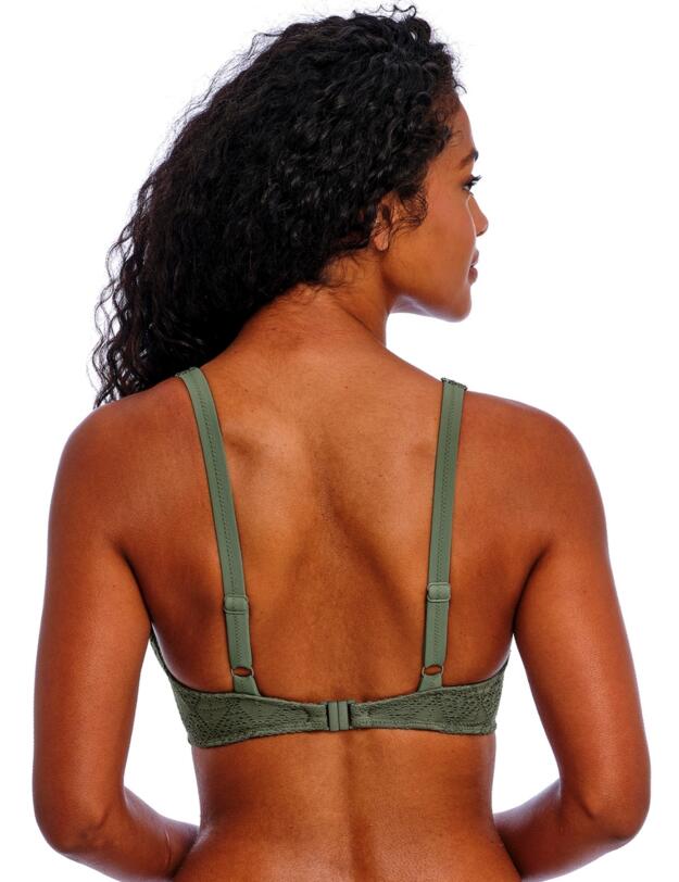 Freya Nomad Nights Underwired High Apex Bikini Top Sage