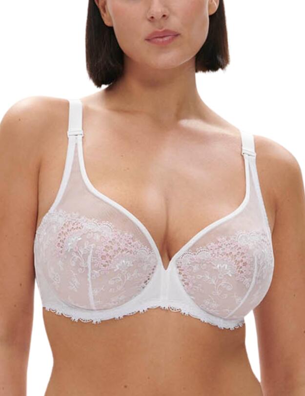 Simone Perele Wish Plunge Bra Cristal White