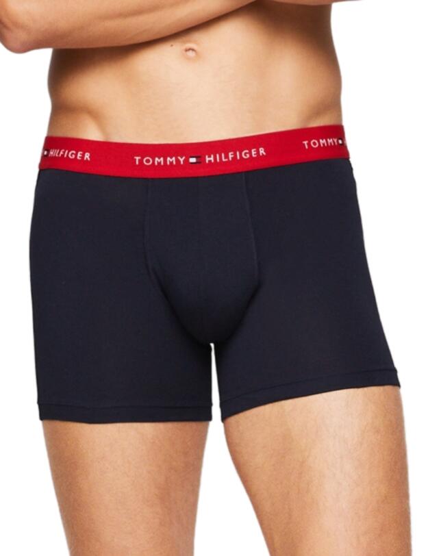 Tommy Hilfiger 3 Pack Boxer Briefs Desert Sky/ White/ Primary Red