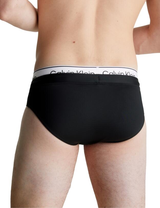 Calvin Klein Mens CK Meta Legacy Double Waistband Brief PVH Black