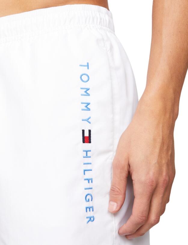 Tommy Hilfiger Men Drawstring Shorts TH Optic White