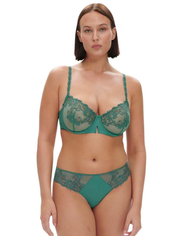 Simone Perele Saga Half Cup Bra Garden Green
