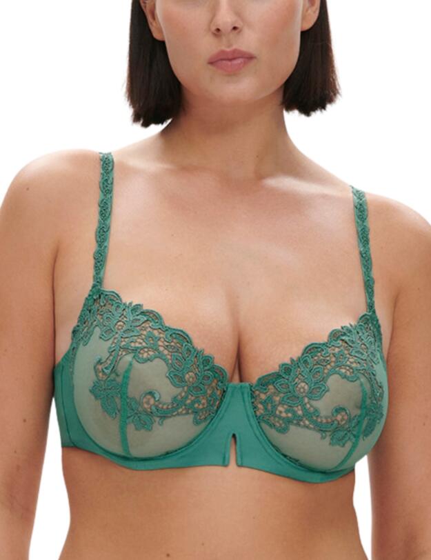 Simone Perele Saga Half Cup Bra Garden Green