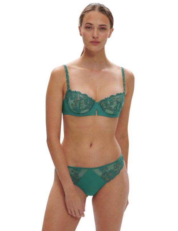 Simone Perele Saga Thong Garden Green