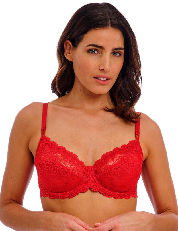 Wacoal Embrace Lace Underwired Bra Equestrian Red