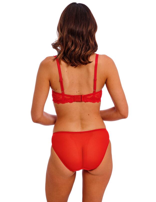 Wacoal Embrace Lace Underwired Bra Equestrian Red