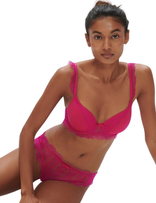 Simone Perele Canopee Progressive Brief Hibiscus Pink