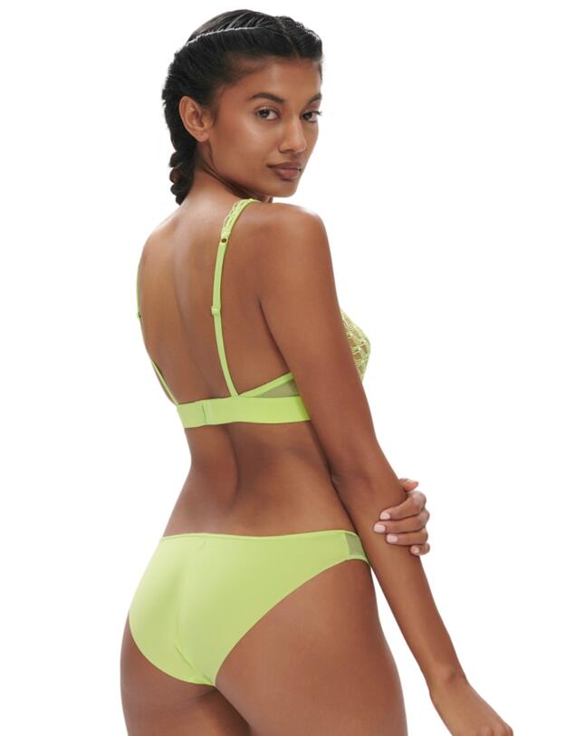 Simone Perele Rose Underwired Triangle Bra Lime 