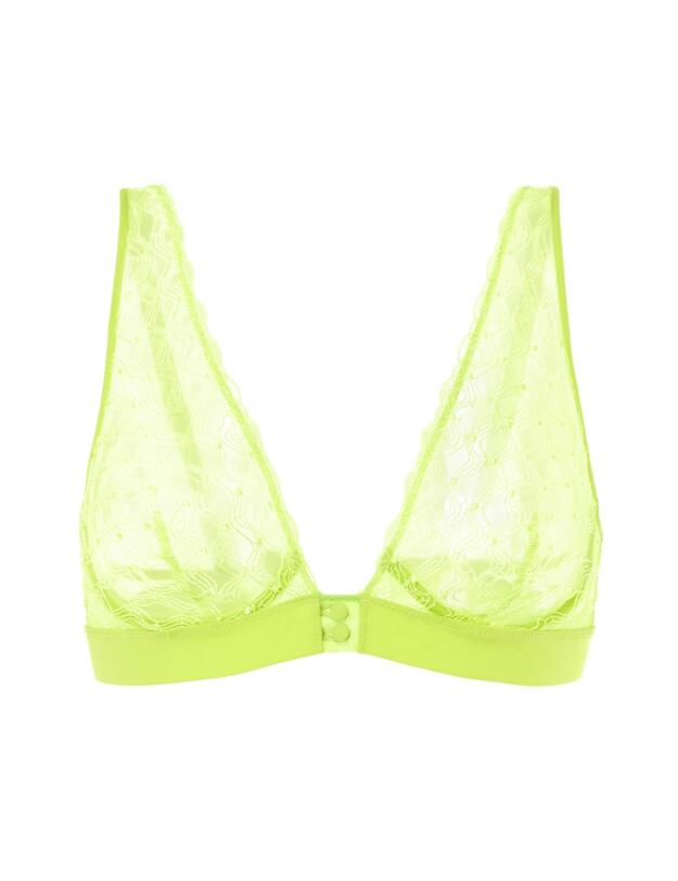Simone Perele Rose Underwired Triangle Bra Lime 