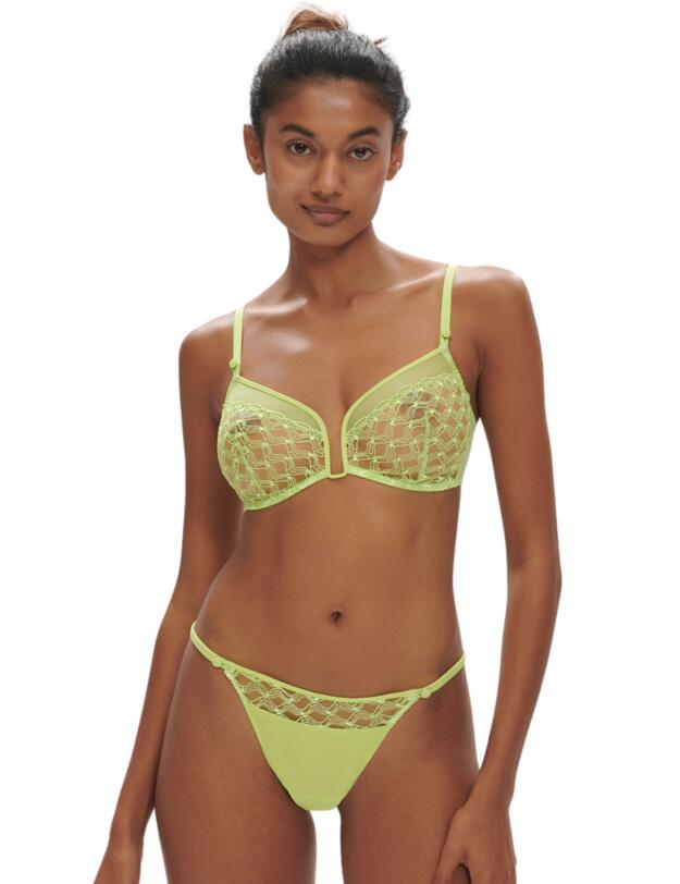 Simone Perele Rose Tanga Brief Lime 