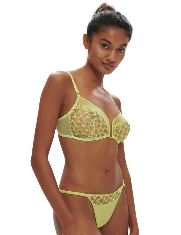 Simone Perele Rose Tanga Brief Lime 