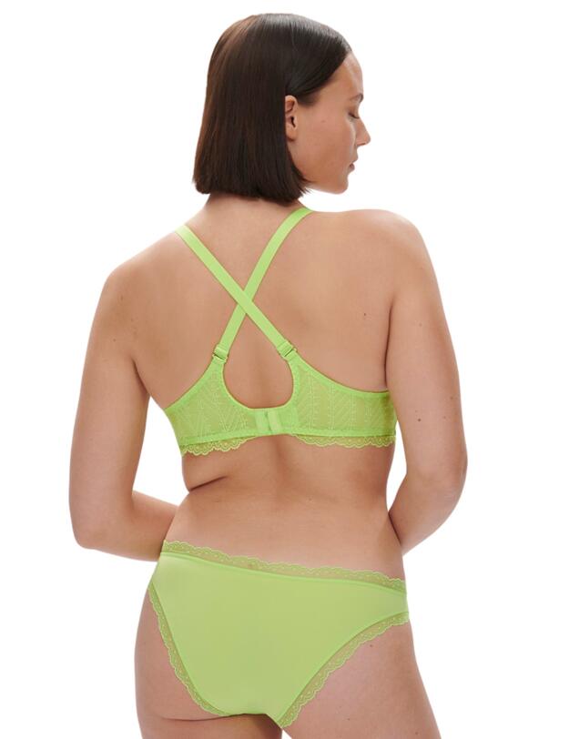 Simone Perele Canopee Plunging Underwired Bra Lime