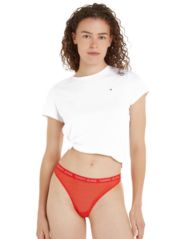 Tommy Hilfiger Lace Thong 3 Pack Black/Hot Heat/Tickled Pink