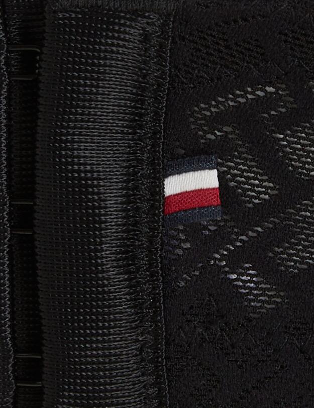 Tommy Hilfiger TH Monogram Triangle Bra Black