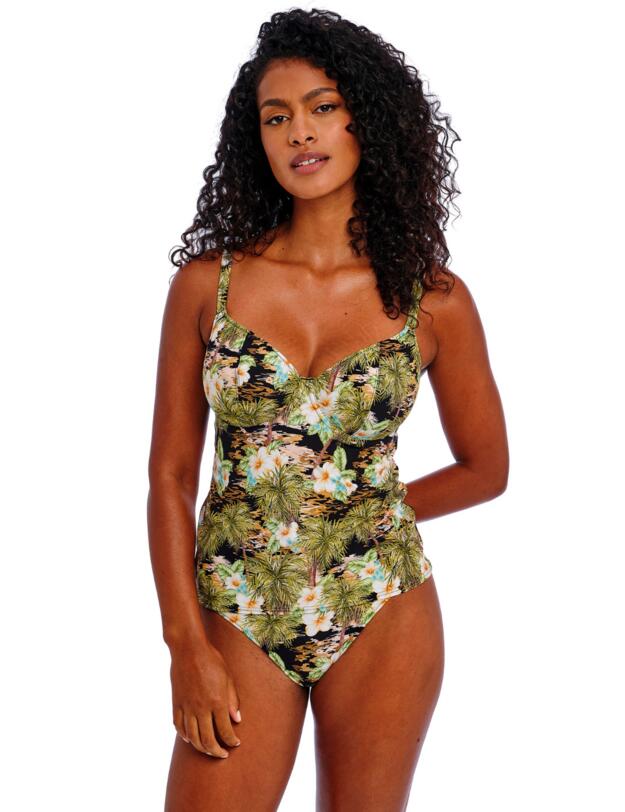 Freya Bahama Shores Tankini Top Black