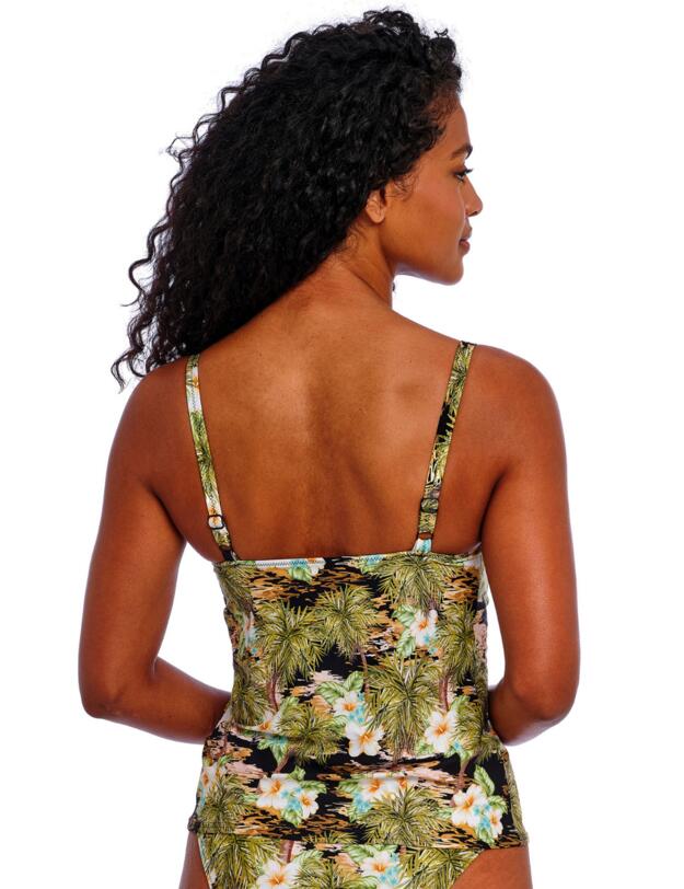 Freya Bahama Shores Tankini Top Black