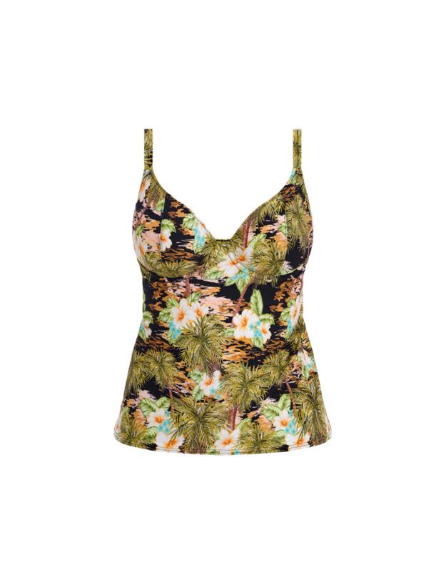 Freya Bahama Shores Tankini Top Black