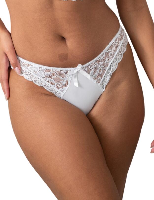 Pour Moi Rebel Brazilian Brief White