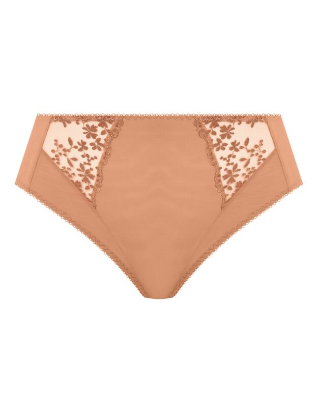 Elomi Zarla High Leg Brief Cafe Au Lait