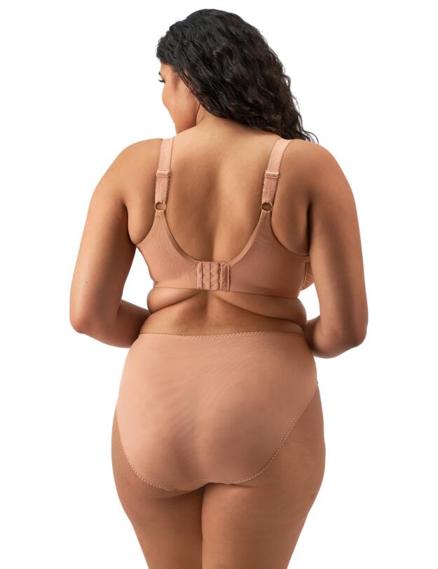 Elomi Zarla High Leg Brief Cafe Au Lait
