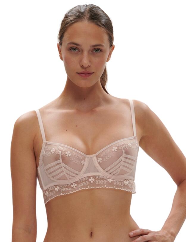 Simone Perele Marthe Half Cup Bra Petal Powder