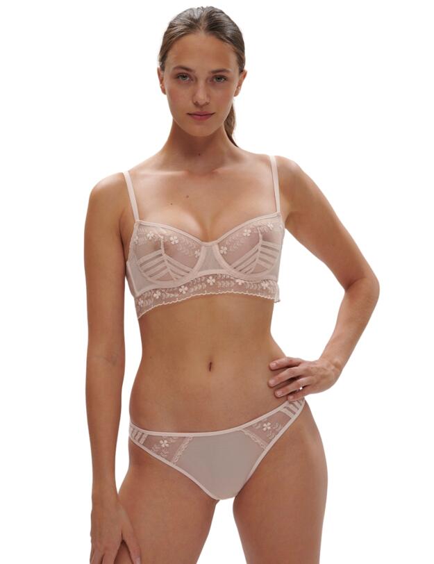 Simone Perele Marthe Half Cup Bra Petal Powder