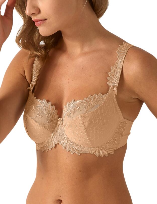 Empreinte Thalia Underwired Balconette Bra Caramel 