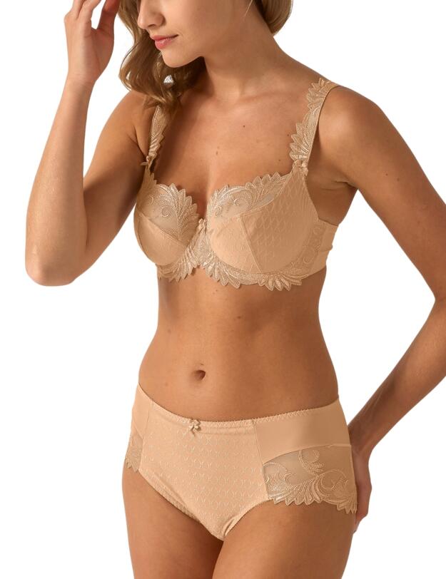 Empreinte Thalia Underwired Balconette Bra Caramel 