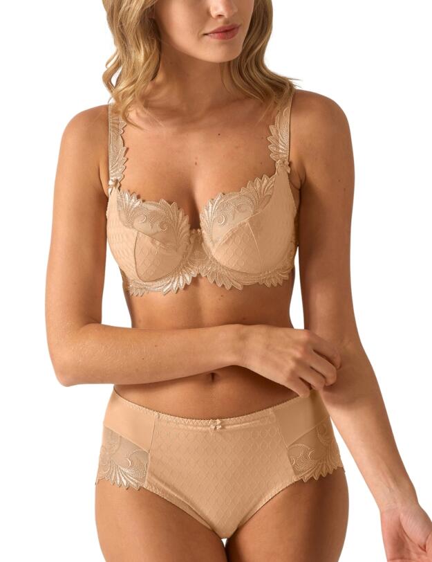 Empreinte Thalia Underwired Balconette Bra Caramel 