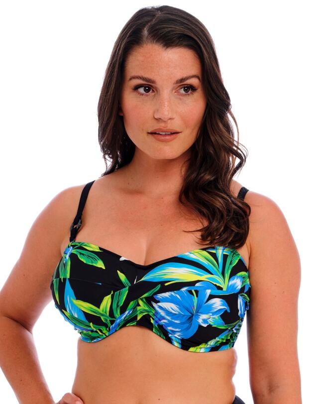 Fantasie Talm Beach Bandeau Bikini Top Black