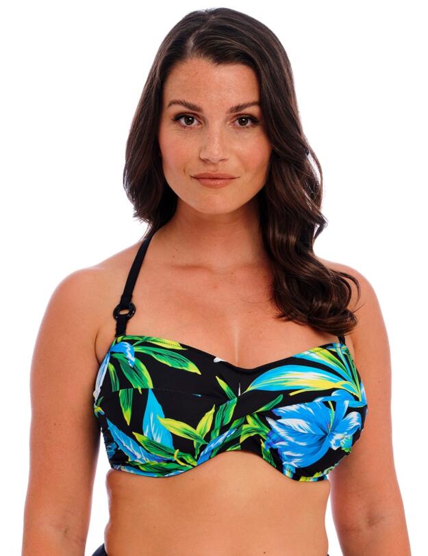 Fantasie Talm Beach Bandeau Bikini Top Black