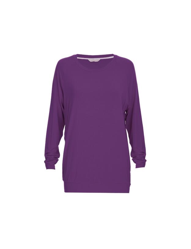Cyberjammies Edie Slouch Jersey Pyjama Top Light Purple