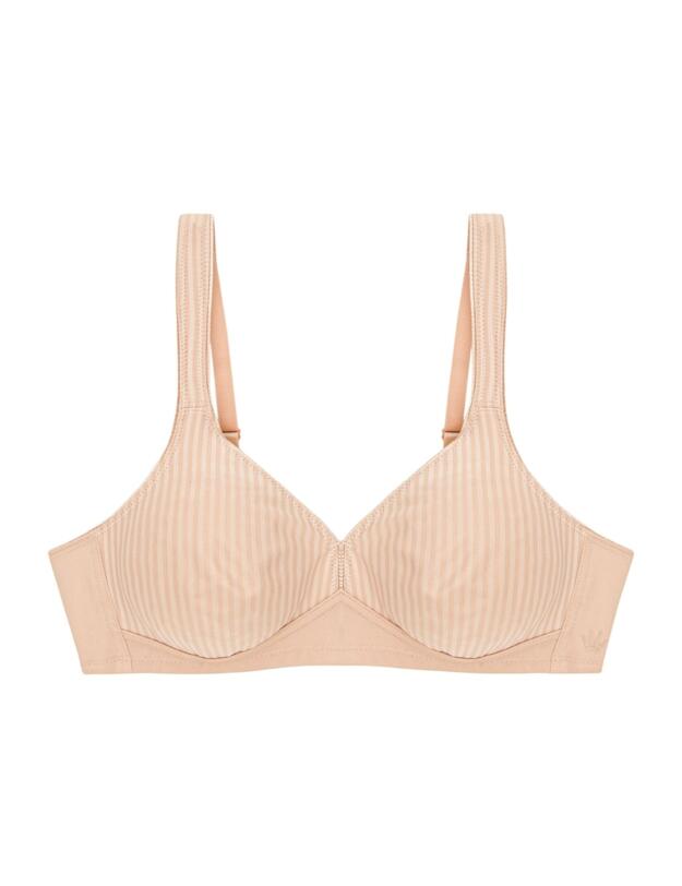 Triumph Modern Soft + Cotton Non-Wired Bra Neutral Beige