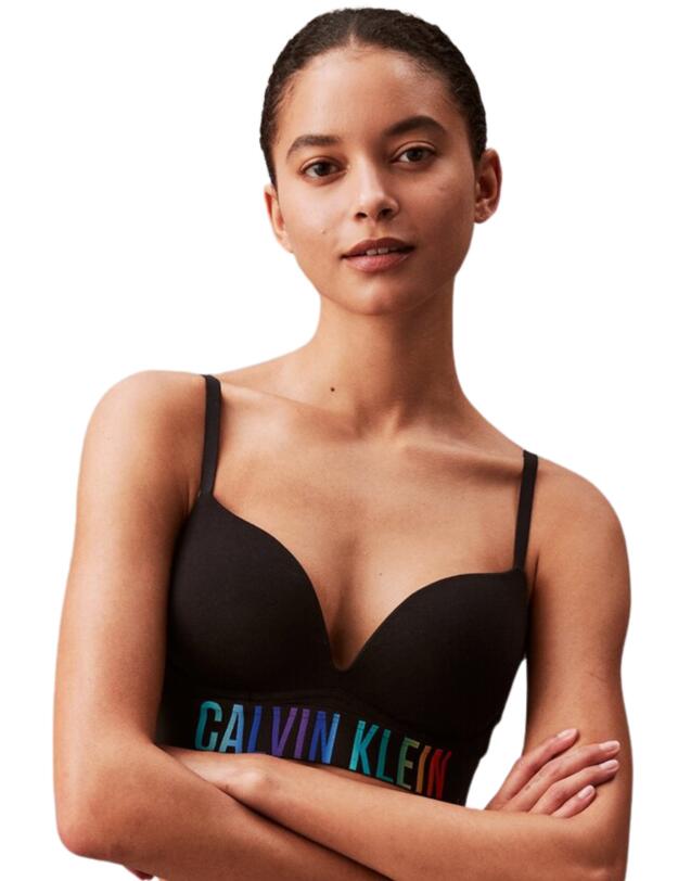 Calvin Klein Intense Power Pride Push-Up Bra Black/ Ombre Pride